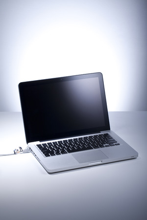 Laptop isolatedのeditorial素材