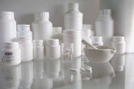 Medicine cabinet isolatedのeditorial素材