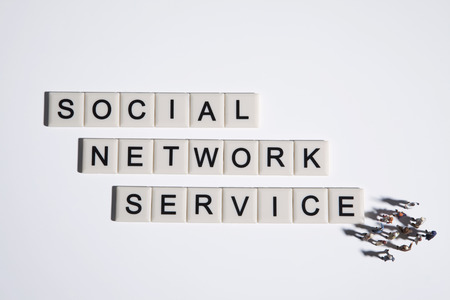 Social network related  block 
gameの写真素材