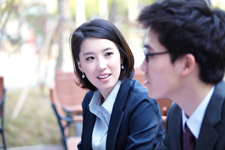 Business meetupの写真素材