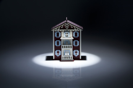 Model houses used for real estate purposesの写真素材