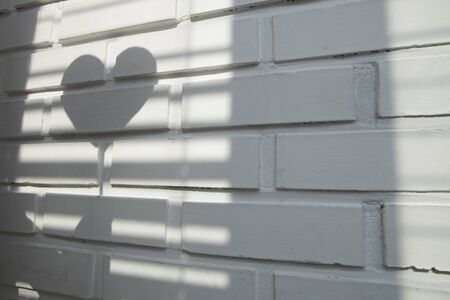 An image with shadowy LOVEの写真素材