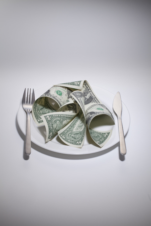 Money foodの写真素材