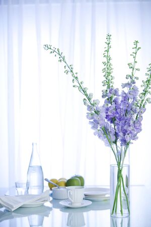 Light Breakfast At The Tableの写真素材