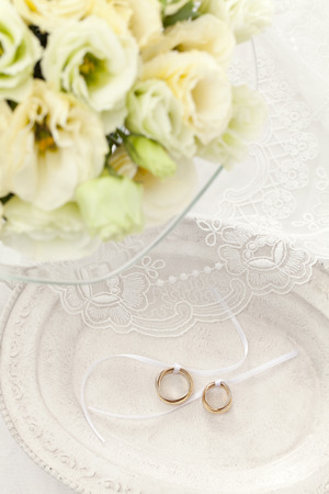 Wedding Banquet Settingの写真素材