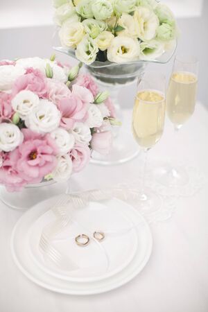 Wedding Banquet Settingの写真素材