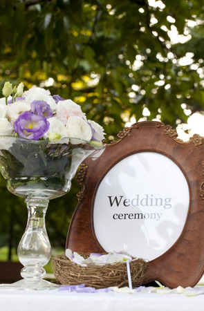 Setting For A Wedding Ceremonyの写真素材