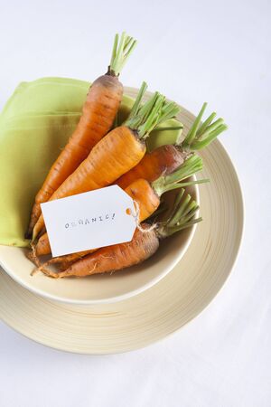 An Organic Carrot Bunchの写真素材