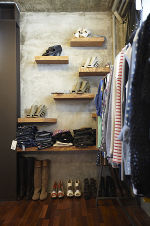 A Young woman,young Shoppingの写真素材