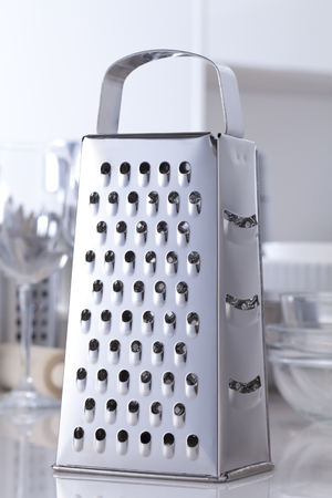 Up-Close Shot Of Cheese Graterの写真素材