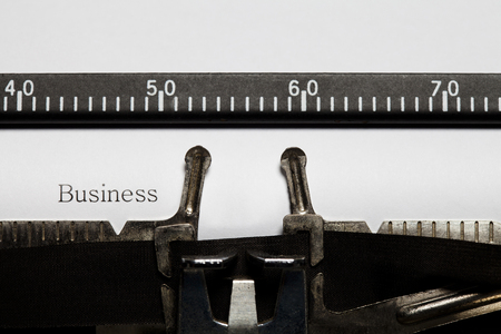 Close-Up Of A Typewriterの写真素材