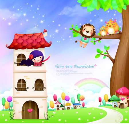 children's storyのイラスト素材