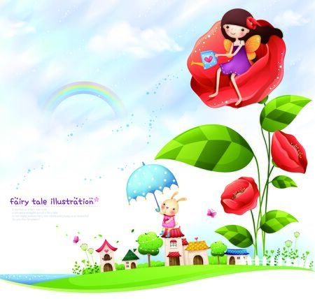 children's storyのイラスト素材