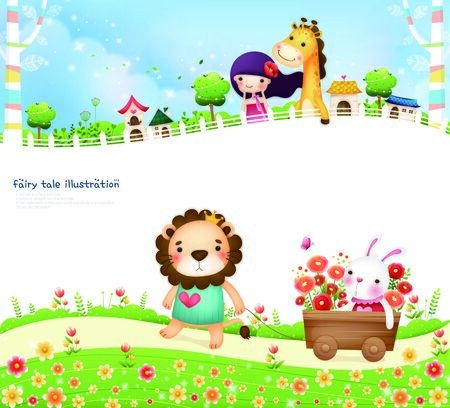 children's storyのイラスト素材