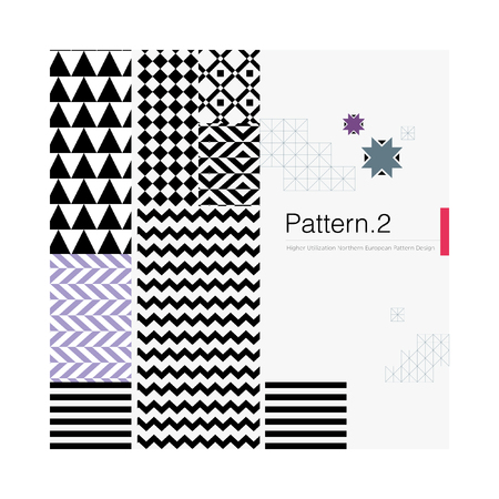 Northern Europe Patternのイラスト素材