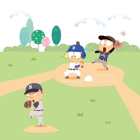 Sports illustrationのイラスト素材
