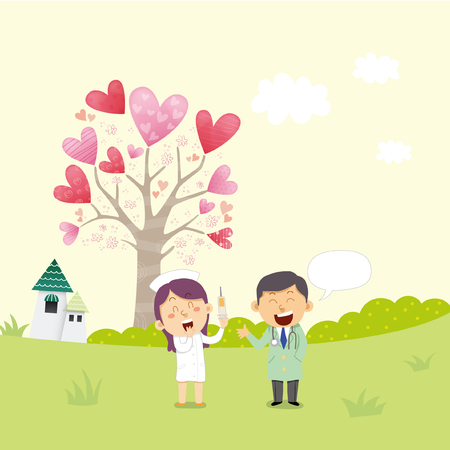 Hospital illustrationsのイラスト素材