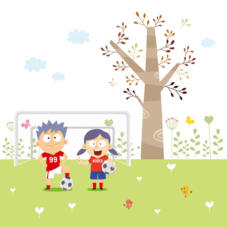 Sports illustrationのイラスト素材