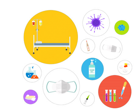Hospital Icon Illustrationのイラスト素材