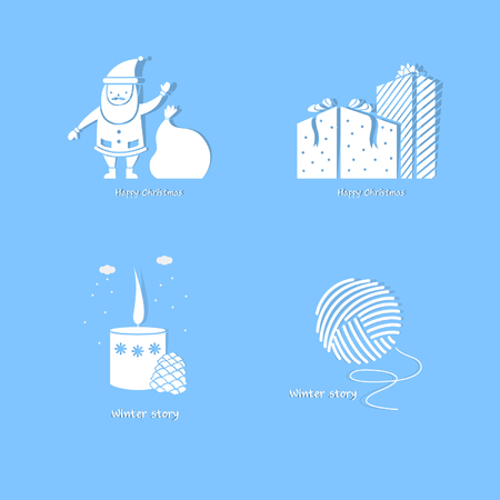 Winter/ Christmas Icon Setのイラスト素材