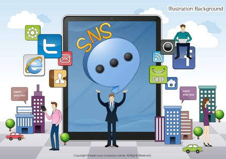 Business Illustrationのイラスト素材