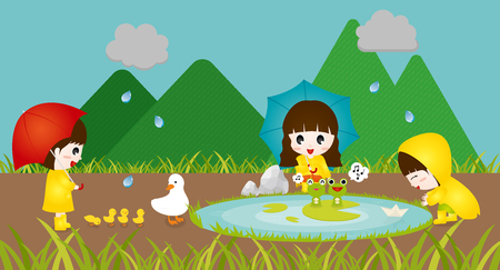 Preschool(Korea) - vectorのイラスト素材