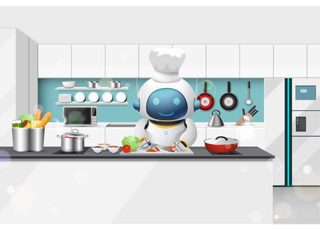 Human Helper Humanoid Vector Illustrationのイラスト素材