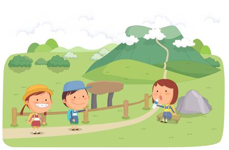 Jeju Promotion Vector Illustrationのイラスト素材