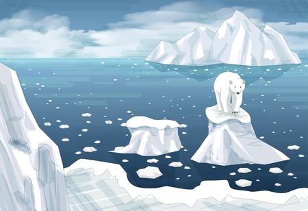 Climate Change Awareness Vector Illustrationのイラスト素材