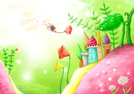 Season Themed Illustrationの写真素材