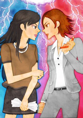 Office Life Illustrationの写真素材