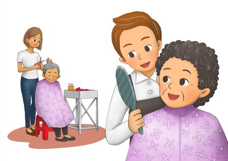 Social Services Illustrationの写真素材