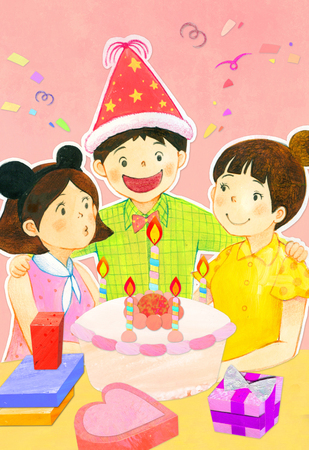 Teenage Lifestyle Illustrationの写真素材