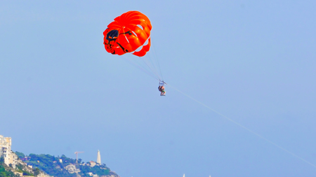 Water Paraglidingの写真素材