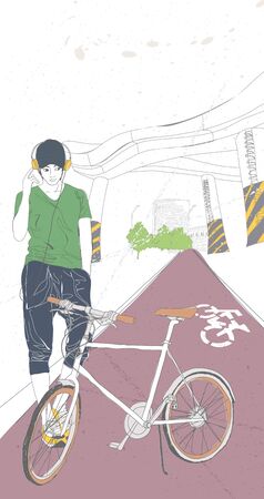 Lifestyle Illustrationの写真素材