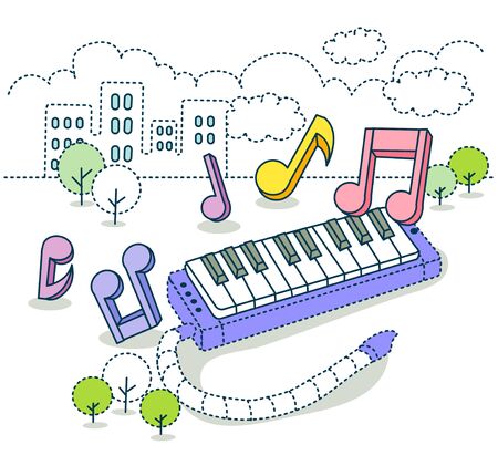 Music Education Illustrationの写真素材