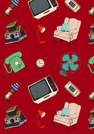 Gift Wrapping Paper Design Illustrationの写真素材