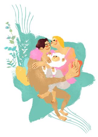 Love And Compassion Illustrationの写真素材