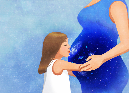 Child's Imagination Illustrationの写真素材