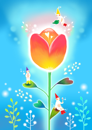 Fairy Love Illustrationの写真素材