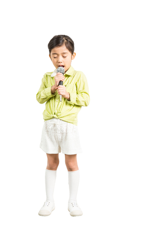Young Child Singerの写真素材