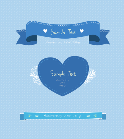 Spring themed labels - vectorのイラスト素材