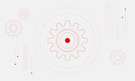 Business Line Illustrationのイラスト素材