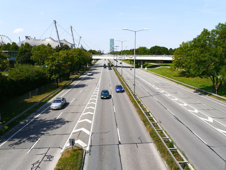 Europe trip - Highwayのeditorial素材