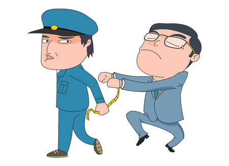 Crime concept vector illustrationのイラスト素材