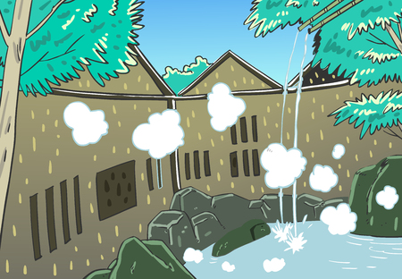 Beautiful Jungle Illustrationのイラスト素材