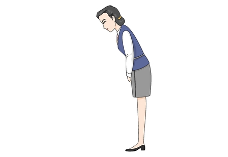Customer service worker vector illustrationのイラスト素材