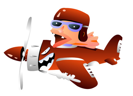 Wild pilotのイラスト素材