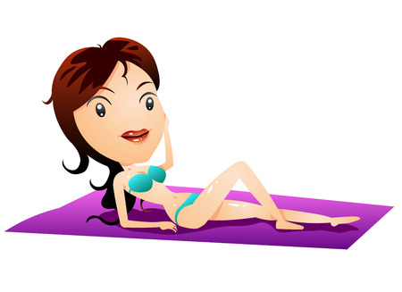 Bikini womanのイラスト素材