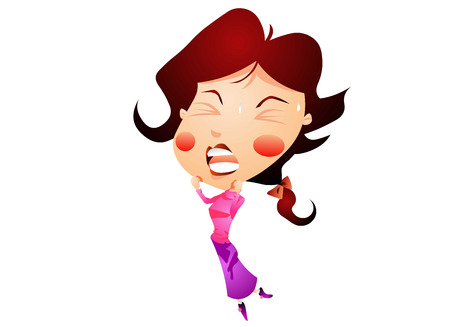 Worried womanのイラスト素材